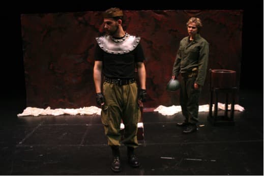 As Bolingbroke, in a tour of Richard II with the Shakespeare Theatre of New Jersey